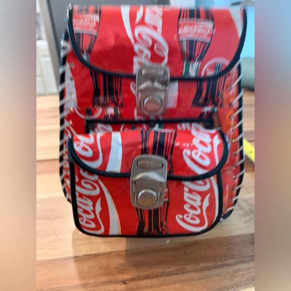 Vintage Coca Cola Handmade Backpack Retro - Picture 4 of 16